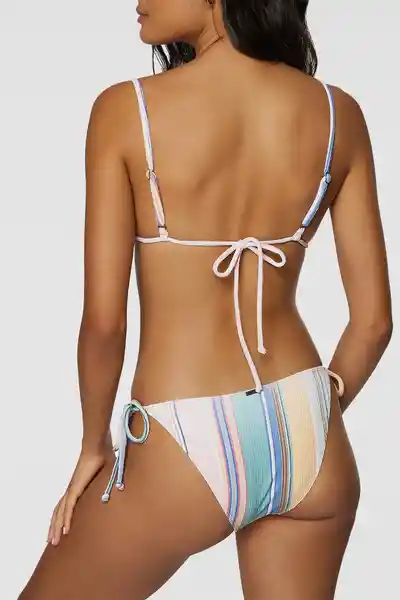 ONeill Top Bikini Baja Stripe Cayo Multicolor Talla L