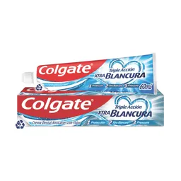 Colgate Crema Dental Triple Acción Xtra Blancura 60 mL