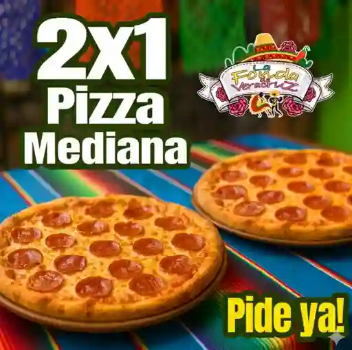 2X1 Pizza Mediana 