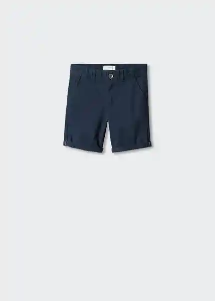 Bermuda Pico Navy Talla 08 Niños Mango