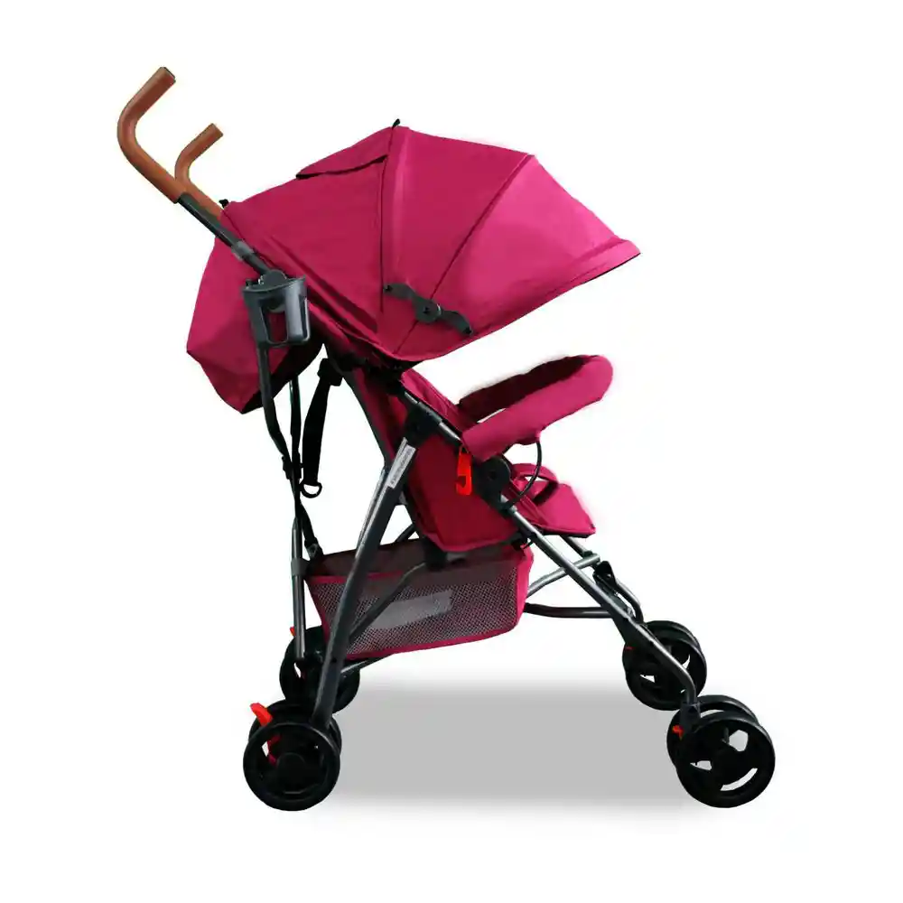 Coche Paseador Click Rosado Bebesit Gk2020P