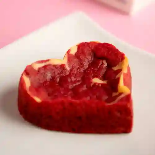 Galleta Red Velvet Cheesecake - Corazón