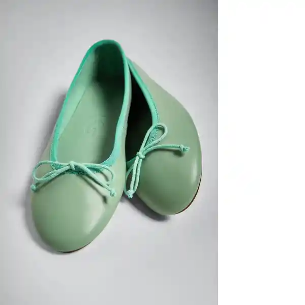 Zapato Paso Verde Pastel Talla 39 Mujer Mango