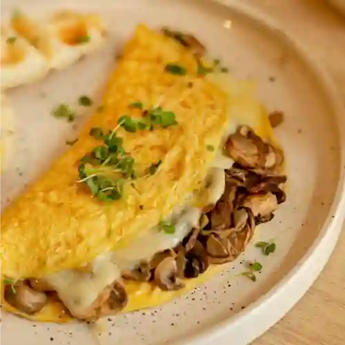 Omelette con Champiñones