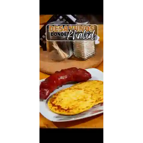 Chorizo con Patacon