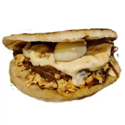 Arepa rellena mixta