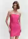 Vestido Pedro Fucsia Talla S Mujer Mango