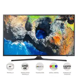 Samsung Tv Led Uhd Smart Samsung 49 Pulgadas Smart Tv Un49mu6100