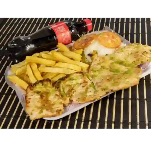 Asado de Pechuga & Gaseosa 400 ml