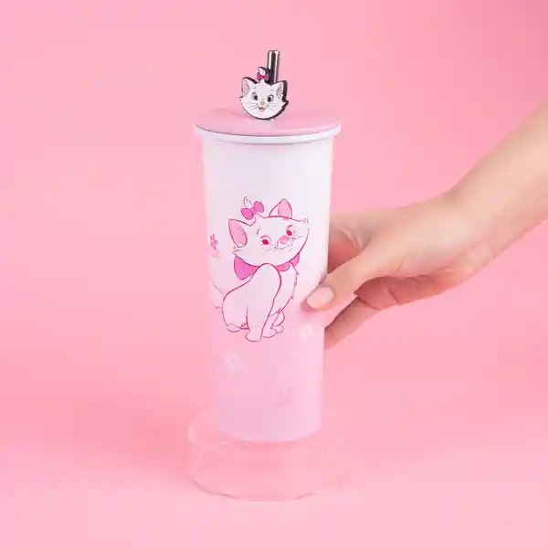 Vaso de Acero Inoxidable Serie Disney Marie 800 mL Miniso