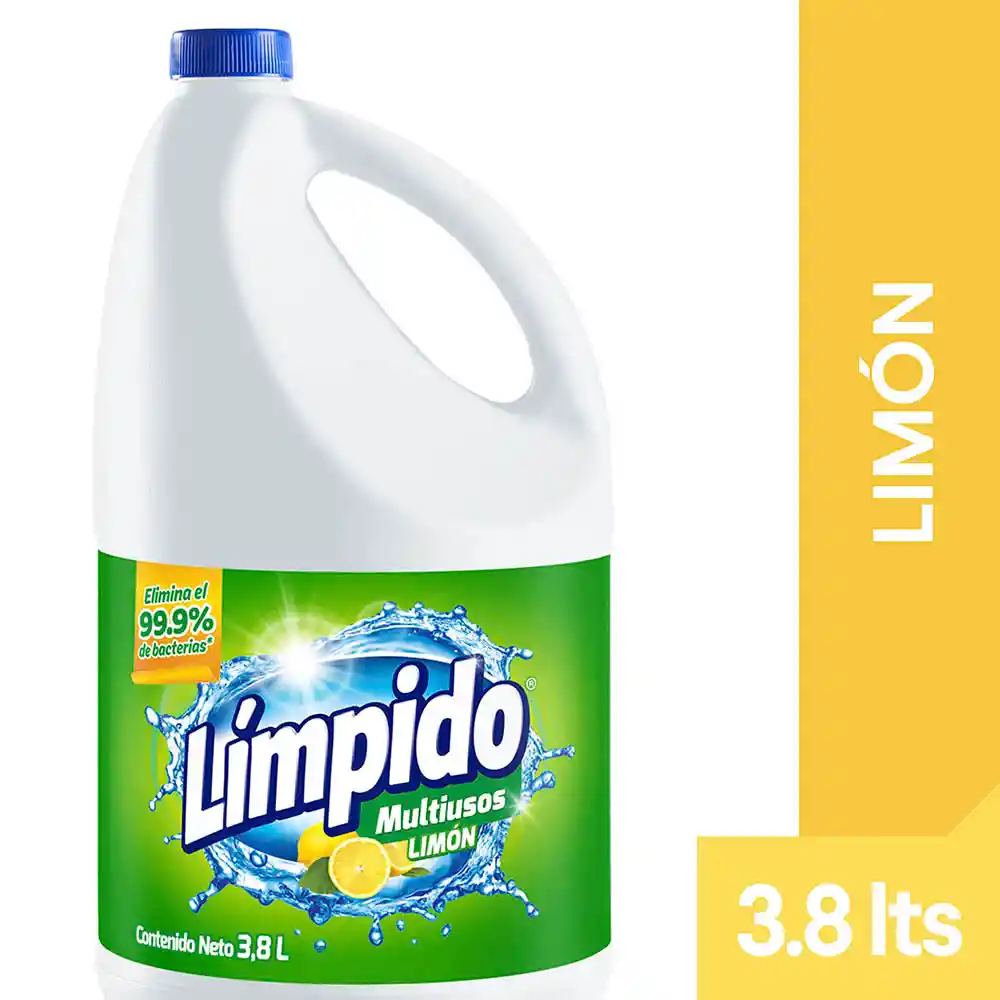 Límpido Blanqueador Multiusos Limón