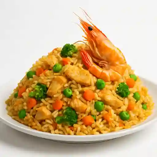 Arroz de Pollo y Camarón Entero