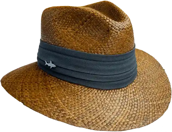 Sombrero Oscuro Cinta Ancha Gris Talla 5 Salvador Beachwear