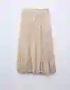Falda Mujer Beige Talla: MEDIUM 5116676 American Eagle