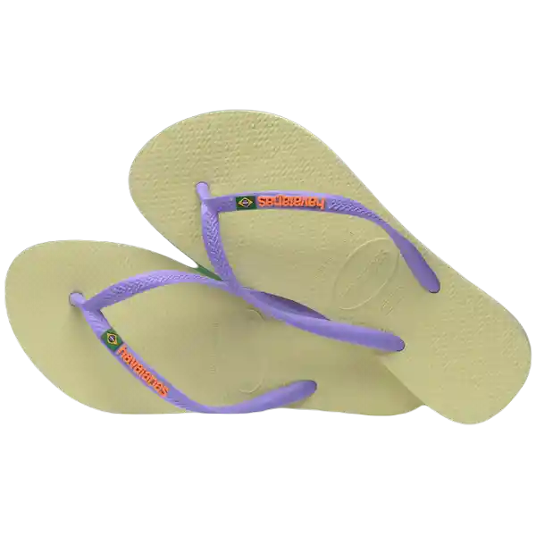 Sandalias Brasil Verde Lima Talla 34 4140713 Havaianas