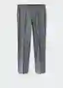 Pantalón Boston Gris Talla 40 Hombre Mango