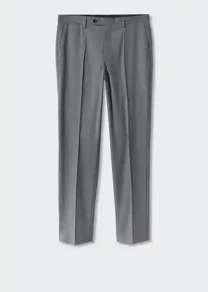 Pantalón Boston Gris Talla 40 Hombre Mango