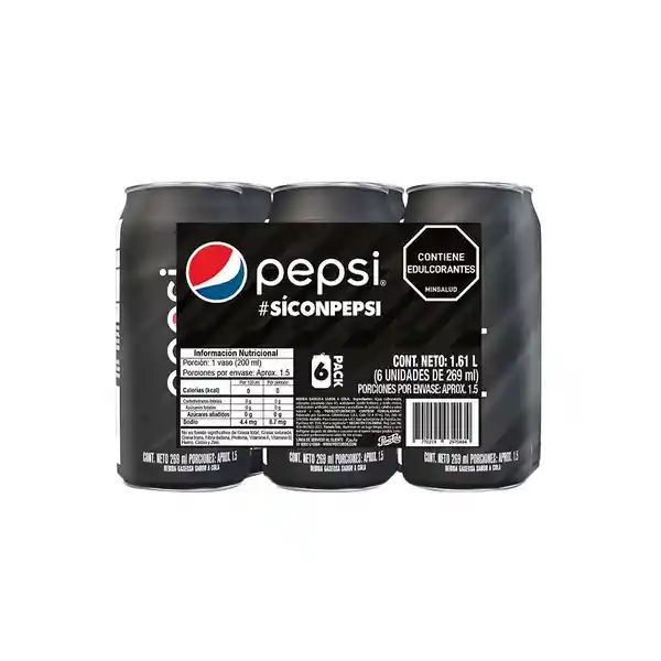 Pepsi Gaseosa Cero Azúcar