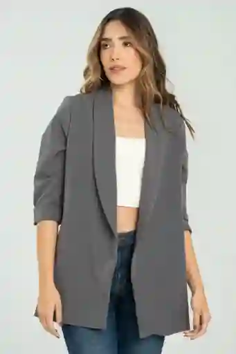 Blazer Ginebra Color Gris Oscuro Talla L Ragged