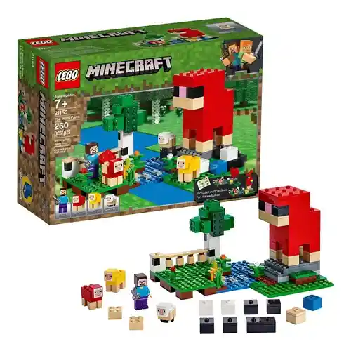 Lego Minecraft La Granja De Lana 7+ 260 U