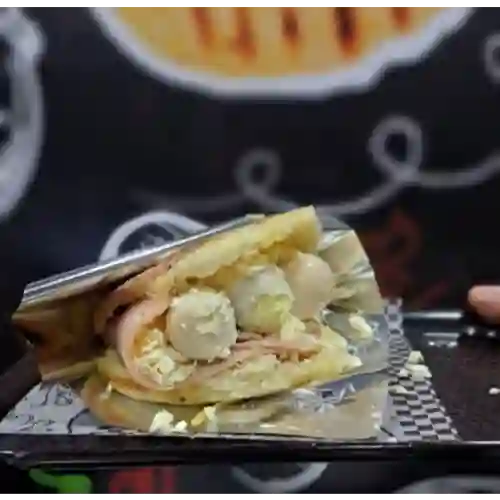 Arepa Jamón y Queso