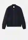Buzo Sudadera Alludiab Navy Talla M Hombre Mango
