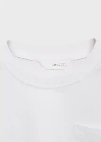 Camiseta Basicab1 Blanco Talla 67 Niños Mango