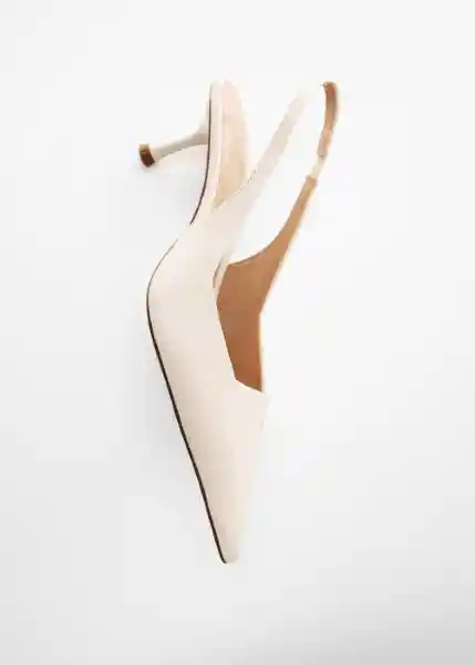 Zapatos Banda Beige Talla 38 Mujer Mango