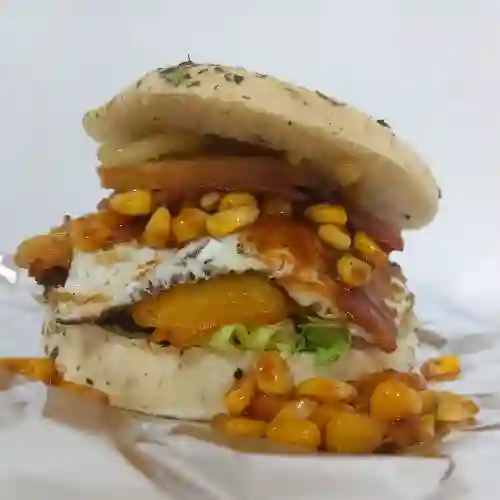Hamburguesa Campesina con Papas