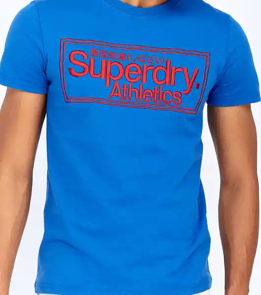 Superdry Camiseta Azul Talla L 112886