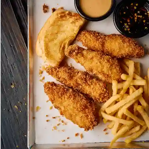 Combo Tender 4 Und con Gaseosa y Papas
