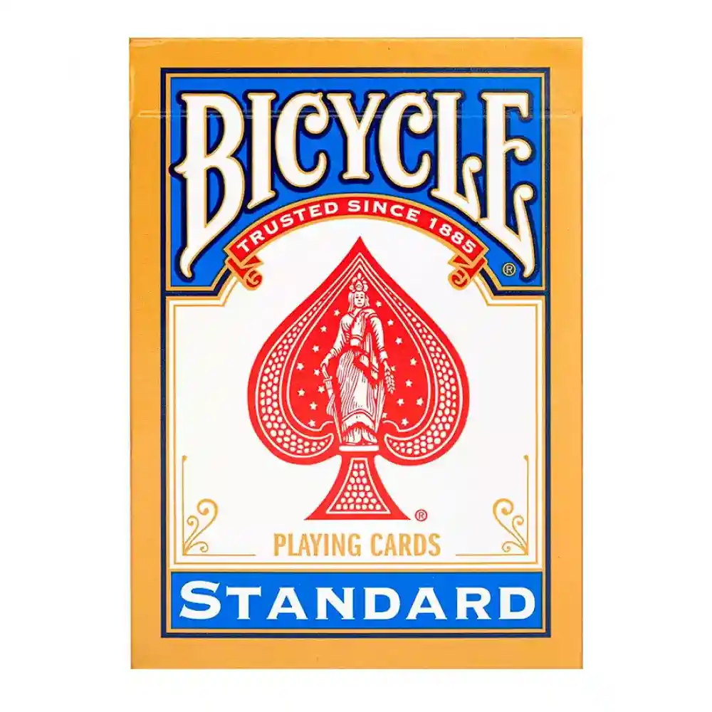 Bicycle Carta Poker Standard Red-blue Cartón Riderback01
