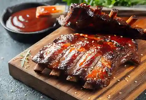 Costillas Asadas en Salsa BBQ