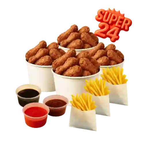 Rappi Super X24 Jumbo Alitas Horneadas