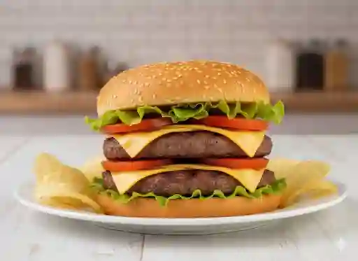 Hamburguesa Doble Carne