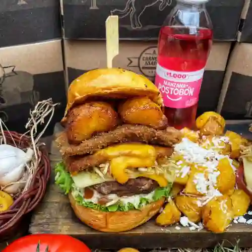 Combo Chesse Burger+ Criolla + Bebida