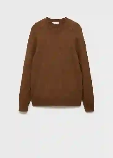 Buzo Jersey Moses Camel Talla M Hombre Mango