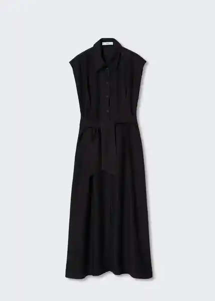 Vestido Tibi Negro Talla Xs Mujer Mango