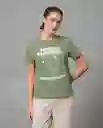 Camiseta Mujer Verde Talla L 209G002_VER176009 Rifle