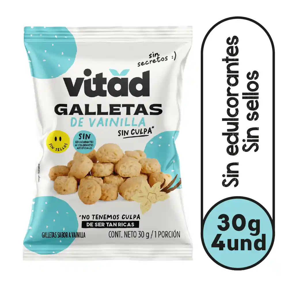 Vitad Galletas de Vainilla sin Azúcar 