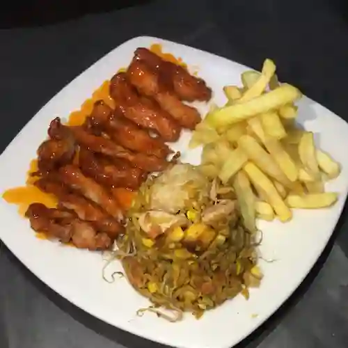 Combo de Pollo Agridulce