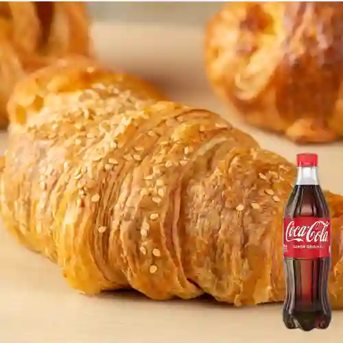 Combo croissant+coca-cola originl 500 ml