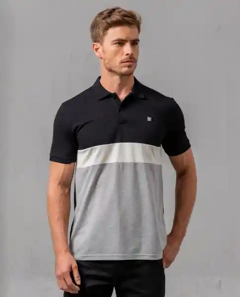 Camiseta Polo Hombre Gris M 190F100_GRI154101 Rifle