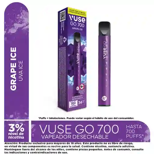 Vuse Go 700 Grape Ice