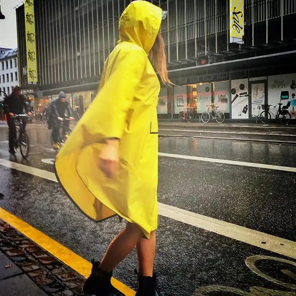 Inkanta Poncho Waterproof Amarillo 2.0