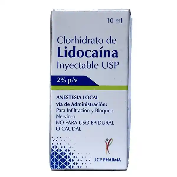 Icp Pharma Clorhidrato Lidocaína Inyectable (2%)