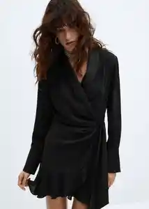 Vestido Rider Negro Talla S Mujer Mango