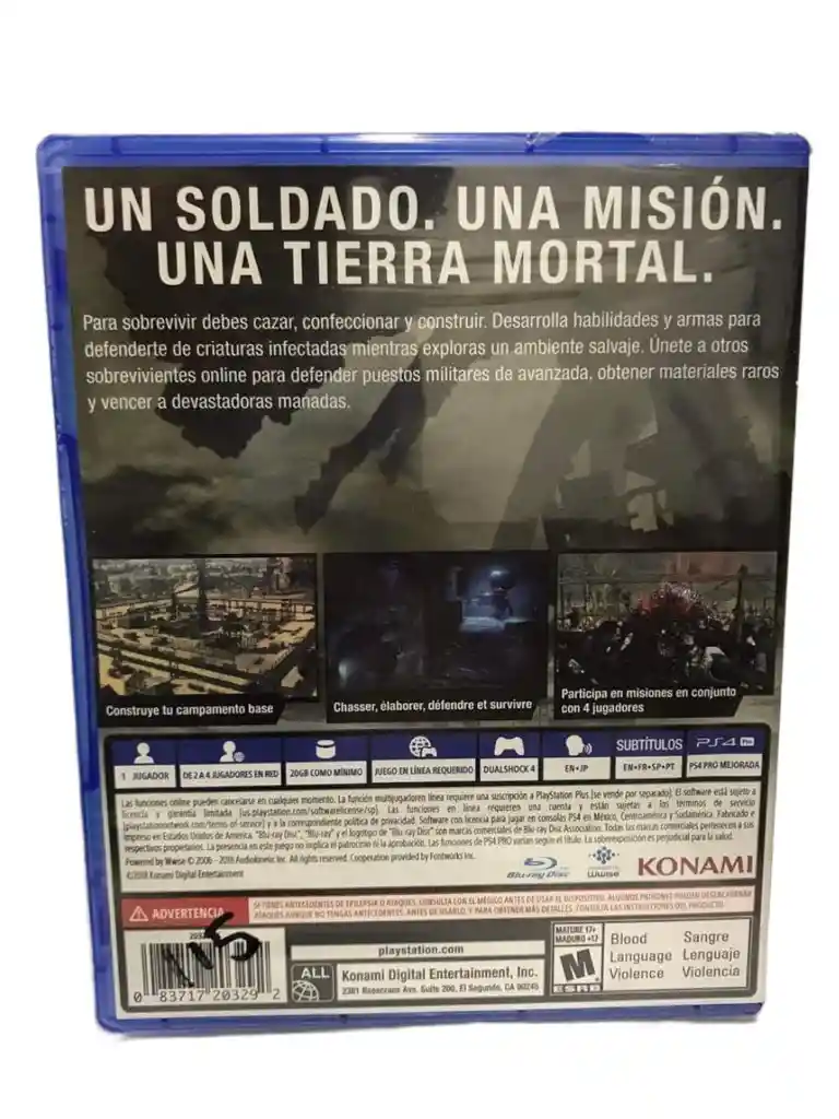 Playstation Metal Gear Survive Latam Marca: