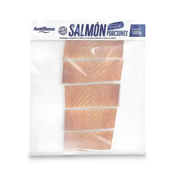 Antillana Salmón en Porciones