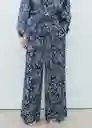 Pantalón Nemo Azul Talla XS Mujer Mango